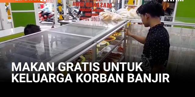 Aksi Solidaritas di Surabaya, Makan Gratis untuk Keluarga Korban Banjir