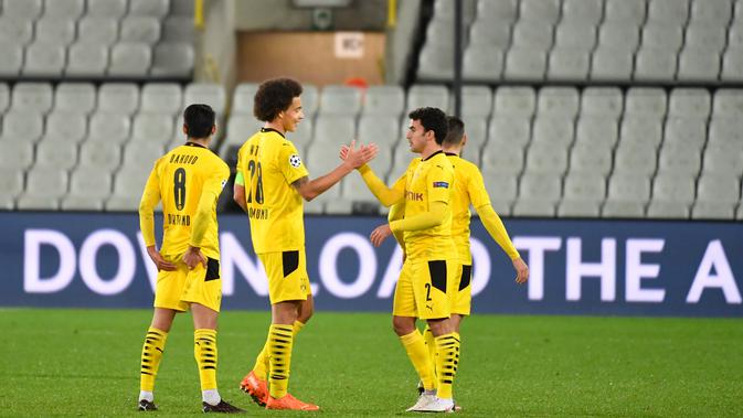 Borussia Dortmund berhasil kalahkan Club Bruges (AFP)