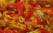 Resep Mie Ikan Laut Pedas, Menu Viral yang Super Menggugah Selera