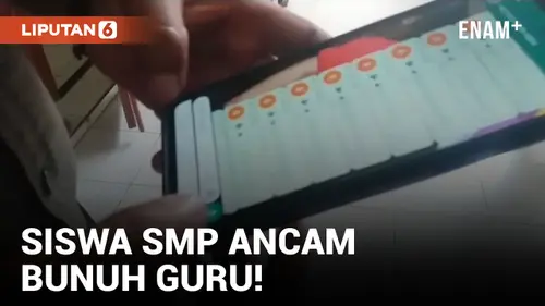 VIDEO: Tak Terima Ditegur, Siswa SMP Ancam Bunuh Guru di Banjar