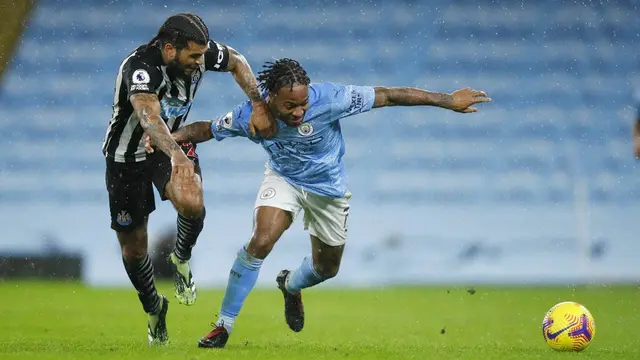 Foto Liga Inggris: Manchester City Hajar Newcastle United Dua Gol Tanpa Balas