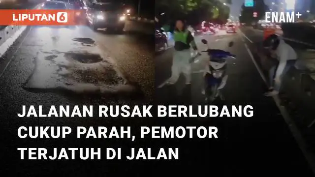 Jalanan berlubang masih menjadi permasalahan di Indonesia