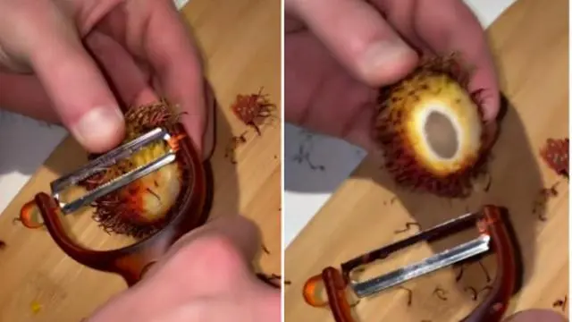 6 Kelakuan Gabut Orang saat Kupas Buah Ini Nyeleneh Banget, Kocak