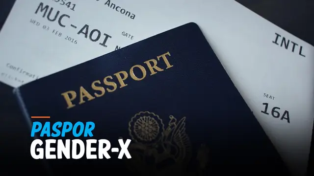 VIDEO: Amerika Serikat Terbitkan Paspor Pertama untuk Gender-X