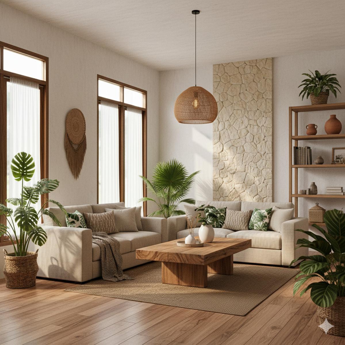Rumah Minimalis Gaya Rustic Tropis