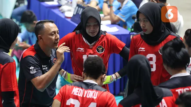 Timnas Bola Voli Putri Indonesia Vs Timnas Bola Voli Putri Thailand di SEA Games 2023