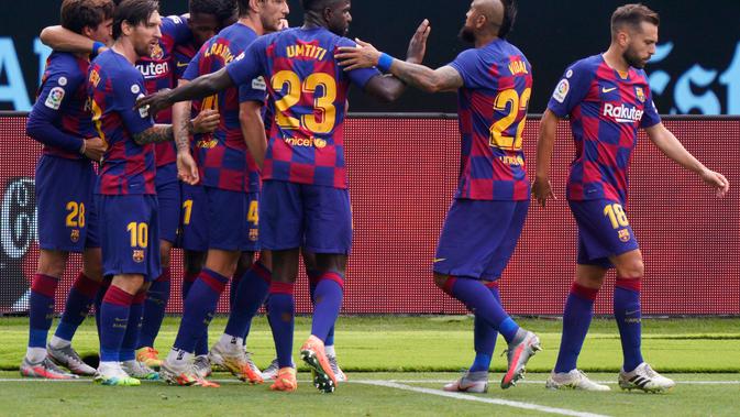 Barcelona kembali membuang poin saat menghadapi Celta Vigo (AFP)