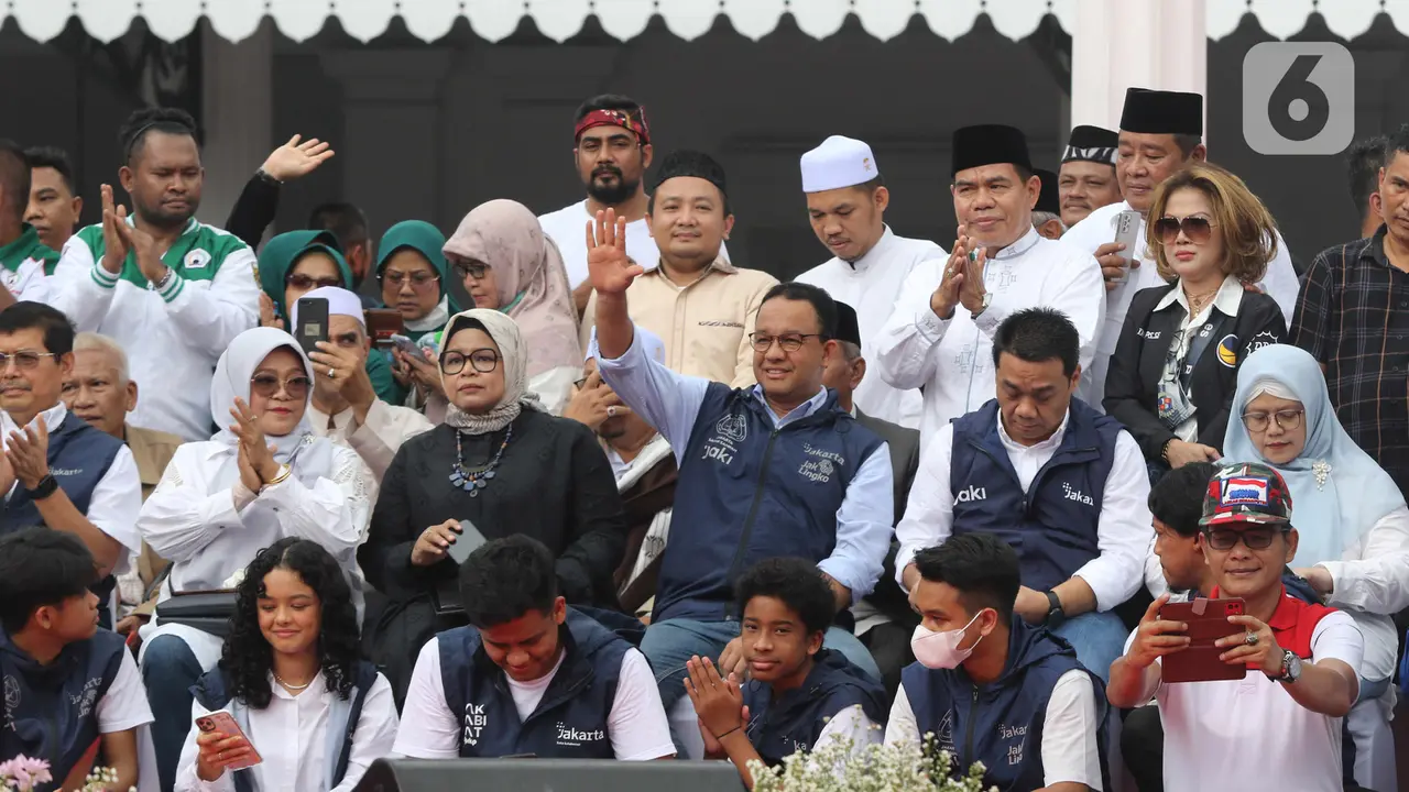 Momen Perpisahan Anies Baswedan dan Ahmad Riza Patria di Balaikota Jakarta