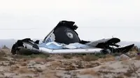 Pesawat SpaceShipTwo meledak (Reuters)