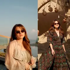 Intip penampilan Marsha Aruan selama liburan di Oman. [@aruanmarsha].