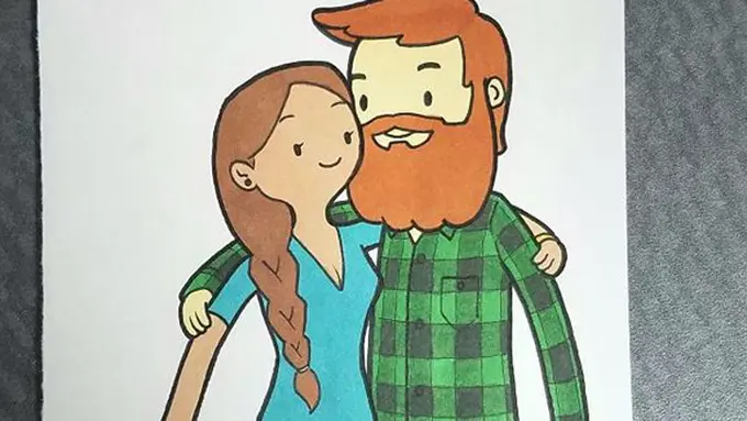 Kejutan istimewa untuk pacar./Copyright boredpanda.com