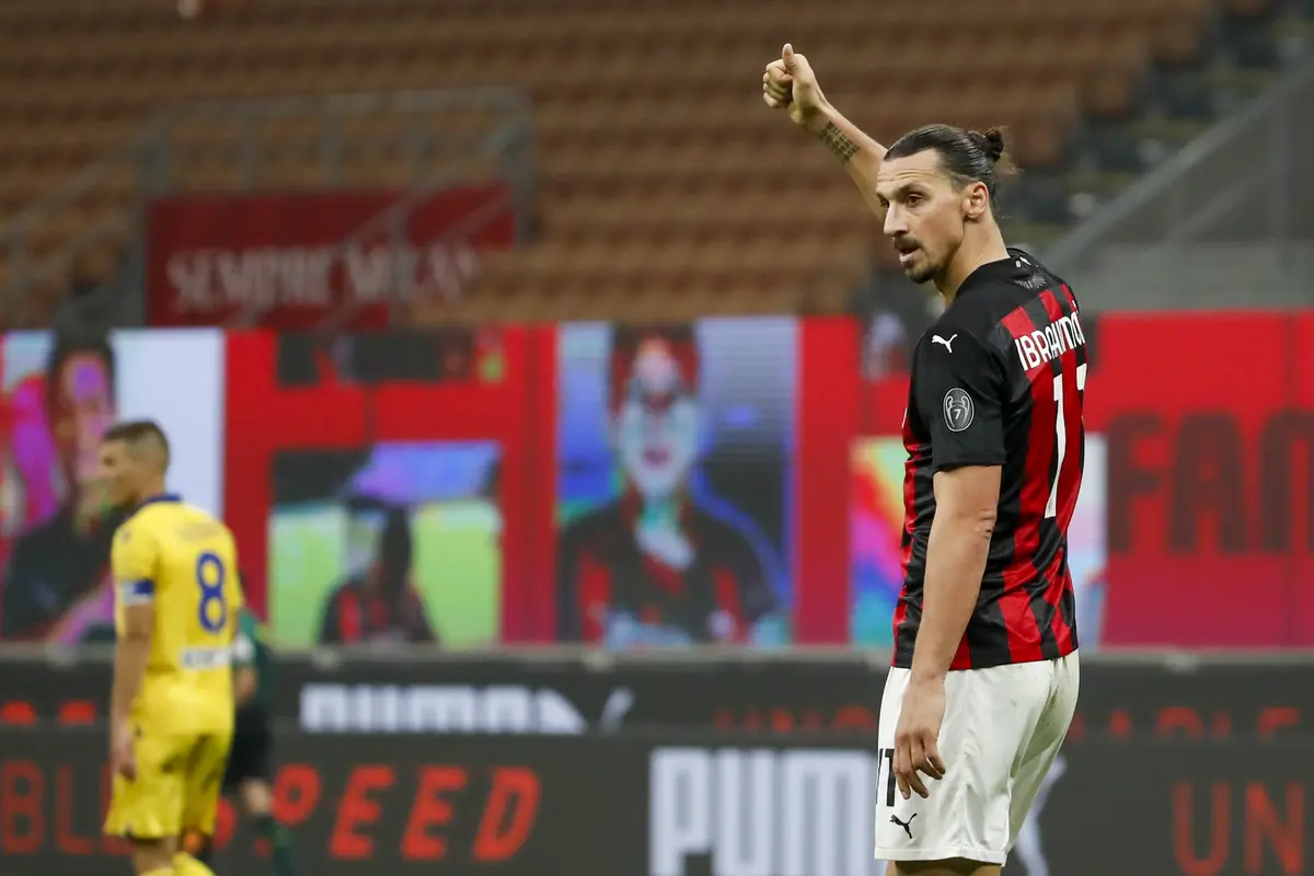 Hasil Liga Italia: Ibrahimovic Selamatkan AC Milan dari Kekalahan