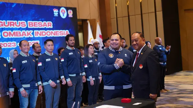 Pelantikan pengurus baru Persatuan Selancar Ombak Indonesia (PB PSOI)
