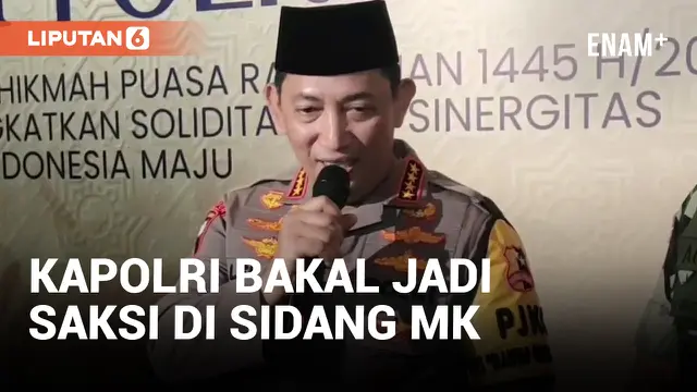 Kapolri Siap Jadi Saksi di Sidang MK