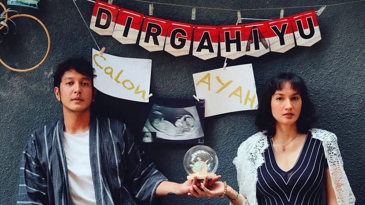 [Fimela] Nadine Chandrawinata dan Dimas Anggara