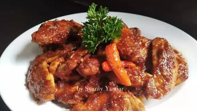 Sayap Ayam Kecap Pedas Manis (Dok. Cookpad @antikyuniar/https://cookpad.com/id/recipe/images/1e9a519185471ca7/Winda Syifa Sahira)