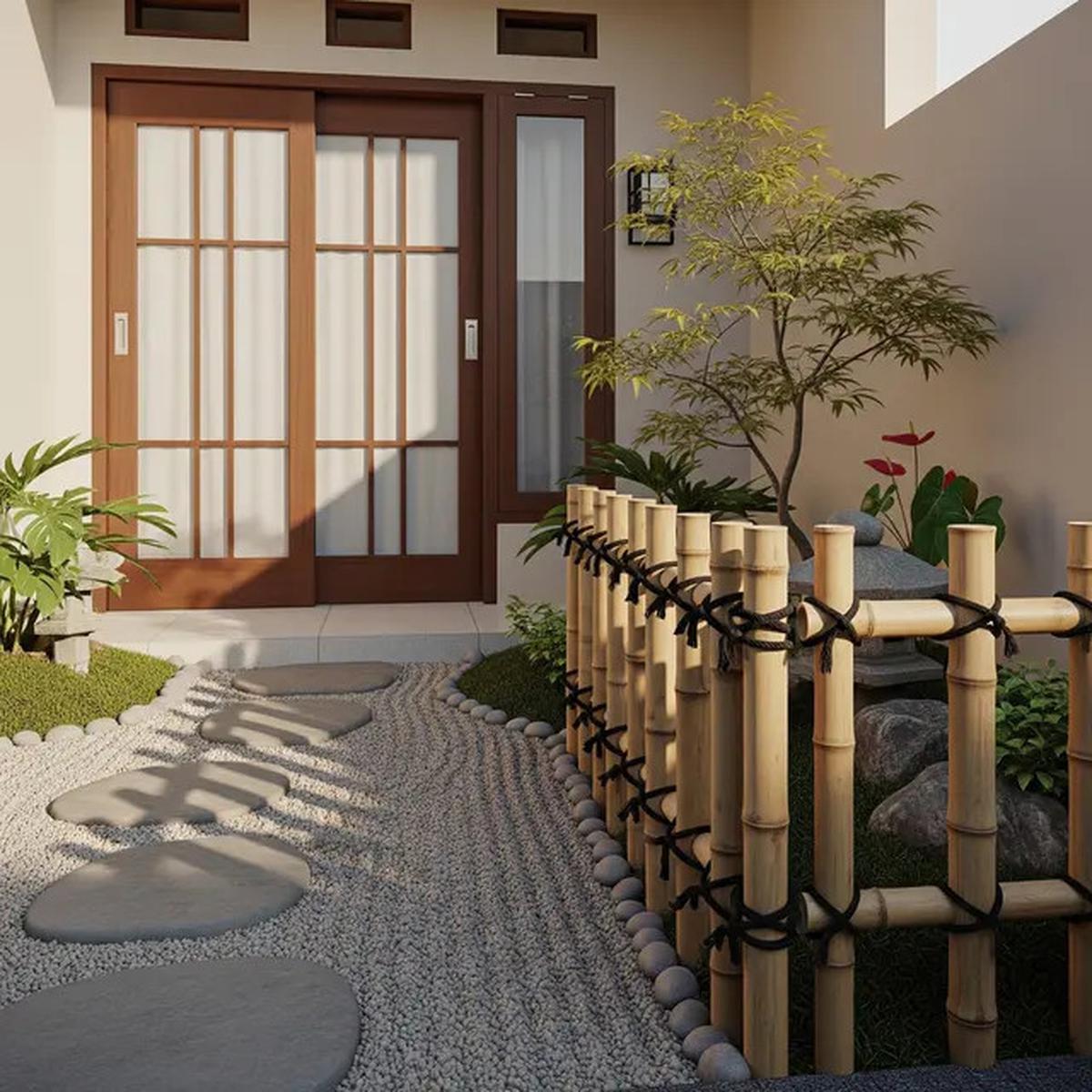 7 Desain Area Depan Rumah Ala Jepang yang Membuat Rumah Sempit Terasa Lebih Lapang