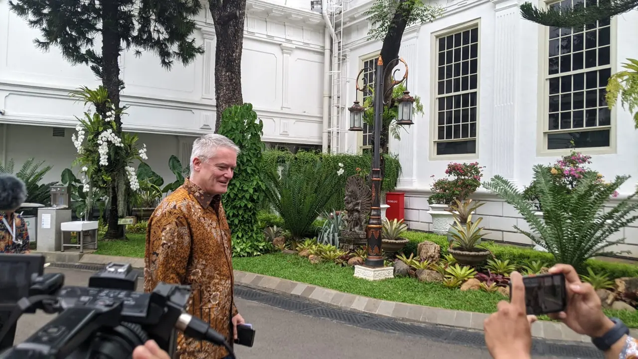 Prabowo Terima Sekjen OECD Mathias Cormann di Istana