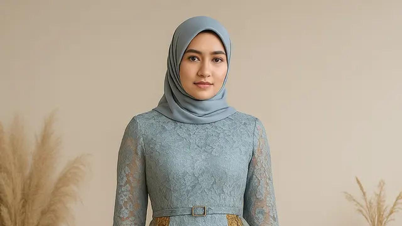 8 Model Gamis Brokat Kombinasi Batik Terbaru Tren 2025, Anggun dan Penuh Karakter