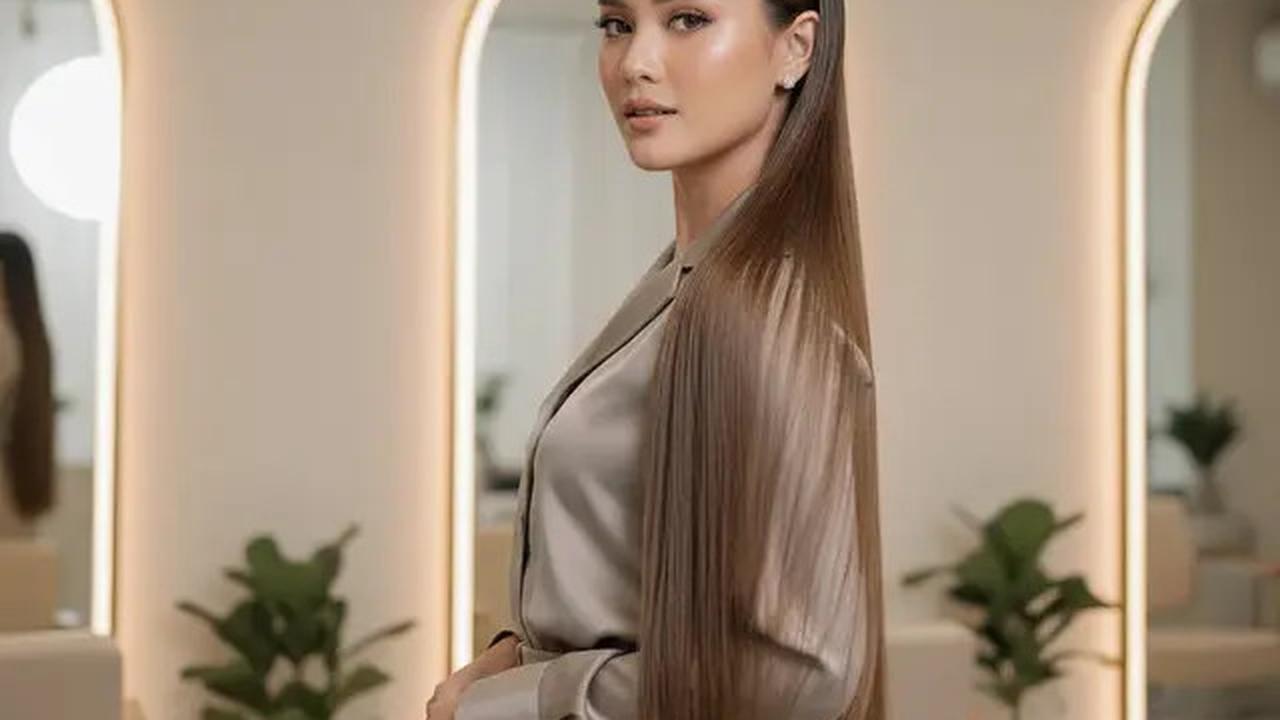 9 Model Rambut Wanita Panjang Lurus Tipis, Inspirasi untuk Tampil Stylish