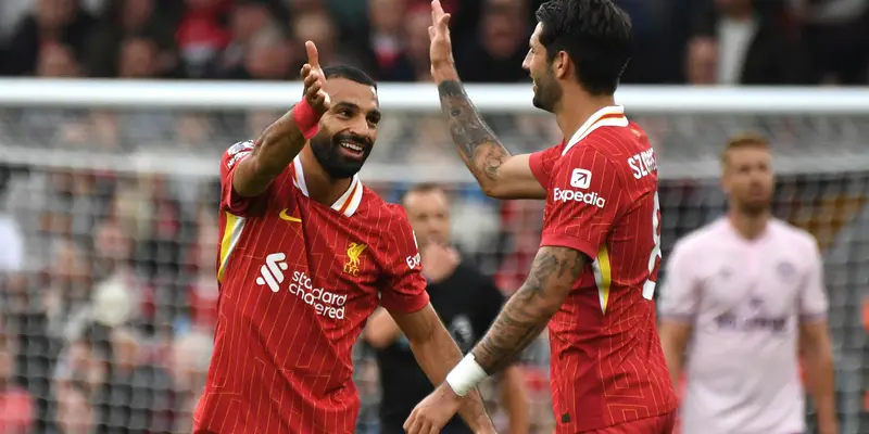 Tampil Impresif, Liverpool Sikat Brentford Dua Gol Tanpa Balas