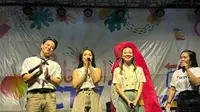 Billy Davidson, Anjani Dina, dan Haviza Devi Ramaikan Festival SCTV 34 di Kendal. (Dok SCTV)