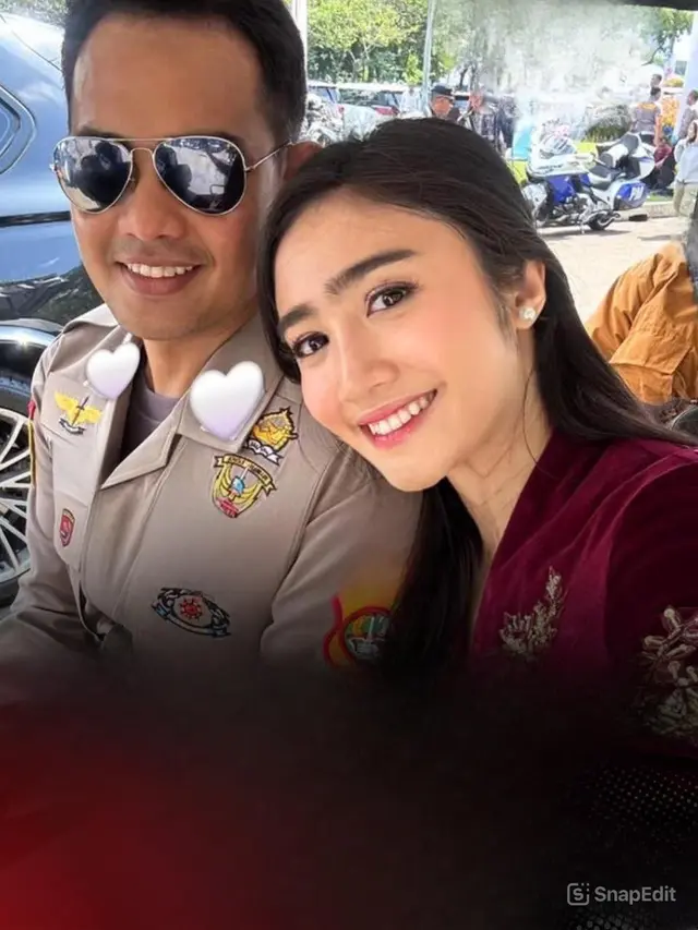 Gaya Febby Rastanty di Hari Bhayangkara ke-79 (Foto: Instagram @febbyrastanty)
