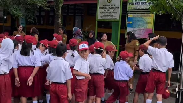 Program Makan Sehat Bergizi (MBG) dilaksanakan di SDN 067246 Medan