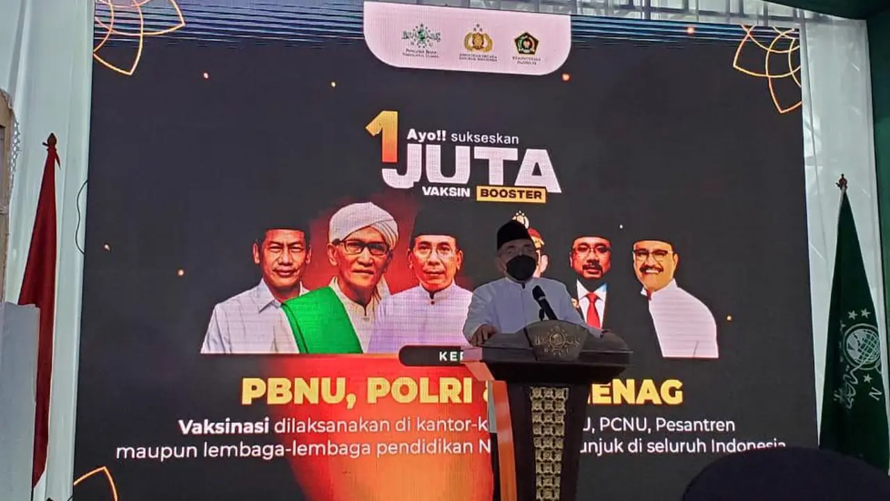 1 Juta Vaksinasi Booster PBNU