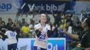 <p>Selebrasi pemain Bandung BJB Tandamata, Vera Kastsiuchyk merayakan kemenangan 3-2 (28-26, 26-24, 18-25, 12-25 dan 15-13) atas Jakarta Popsivo Polwan pada laga seri kedua putaran kedua PLN Mobile Proliga 2024 di GOR Si Jalak Harupat, Kabupaten Bandung, Jumat (7/6/2024). (Dok. PBVSI)</p>