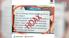 Muncul sejumlah informasi yang membuat masyarakat resah di tengah upaya evakuasi dan penyelamatan korban gempa Palu dan sekitarnya.