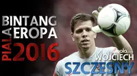 Kumpulan aksi hebat Wojciech Szczesny kiper Polandia saat mengawal gawang AS Roma di kompetisi Serie A Italia.