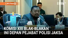 Komisi XIII Dewan Perwakilan Rakyat (DPR) menggelar rapat dengar pendapat dengan Dirtipidum Bareskrim Polri, Jampidum Kejaksaan Agung dan Panitera Mahkamah Agung di Gedung DPR, Jakarta, Rabu (17/9).
