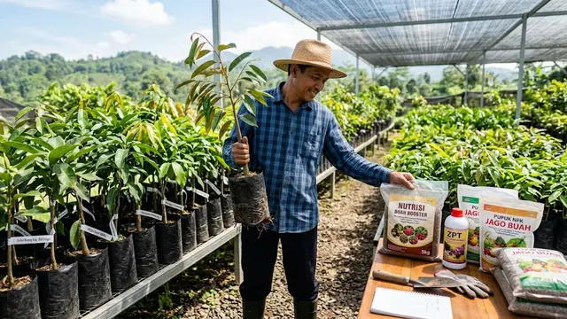 Cara Merangsang Pohon Buah agar Cepat Berbunga dan Berbuah/AI Generated