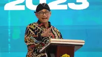 Ketua Umum DPP LDII KH Chriswanto mengingatkan pentingnya kebajikan dan kebijaksanaan dalam menjalankan demokrasi. (Ist)