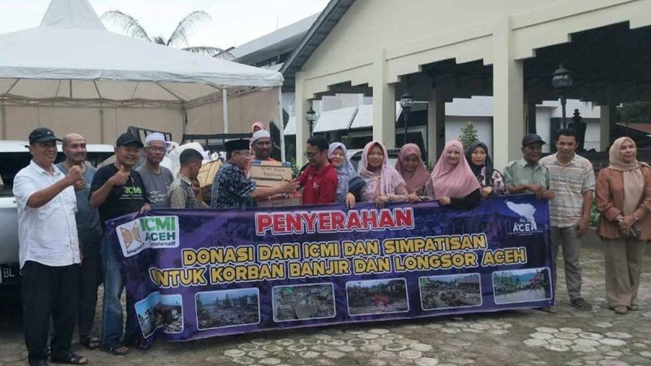 ICMI Aceh Kirim Relawan dan Bantuan Kemanusiaan ke Korban Banjir Aceh Tamiang