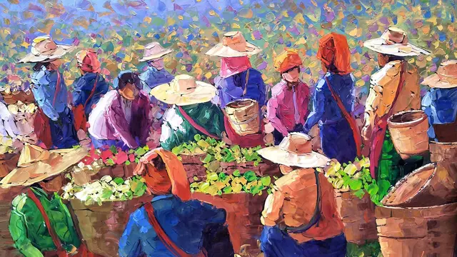 Ilustrasi seni rupa modern