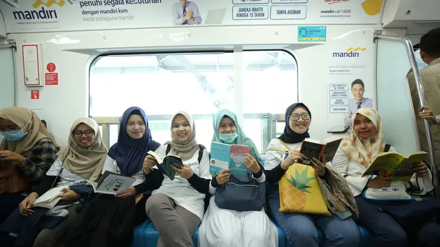 Kampanye KeREADta Sukses Digelar di MRT Jakarta