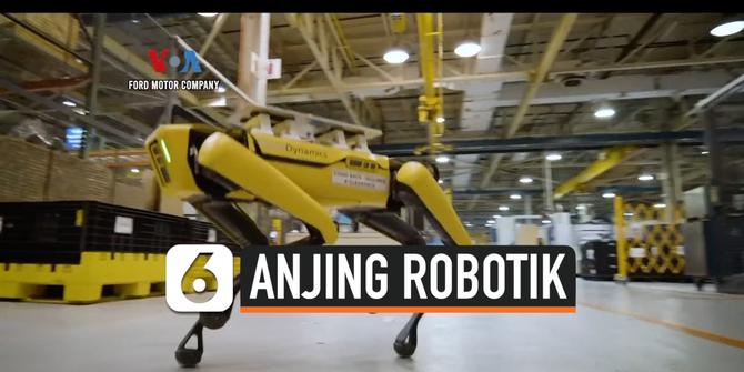 VIDEO: Pabrik Mobil Pekerjakan Anjing Robotik