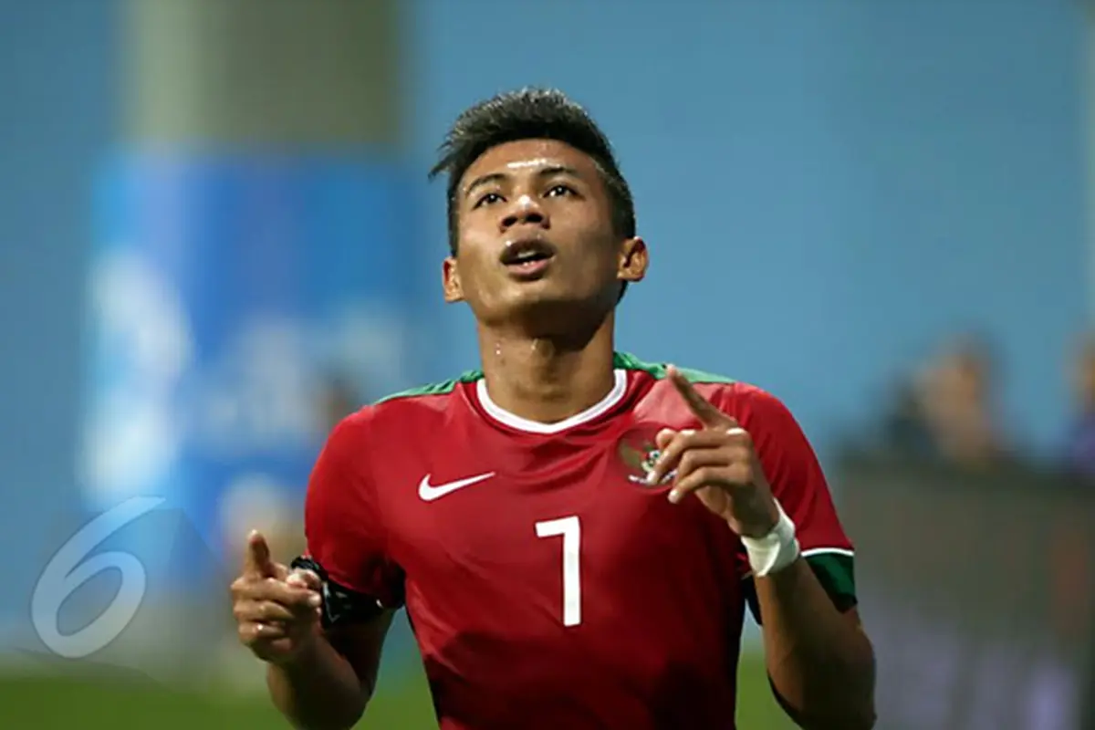Ahmad Nufiandani cetak satu gol di laga Indonesia U-23 vs Kamboja U-23