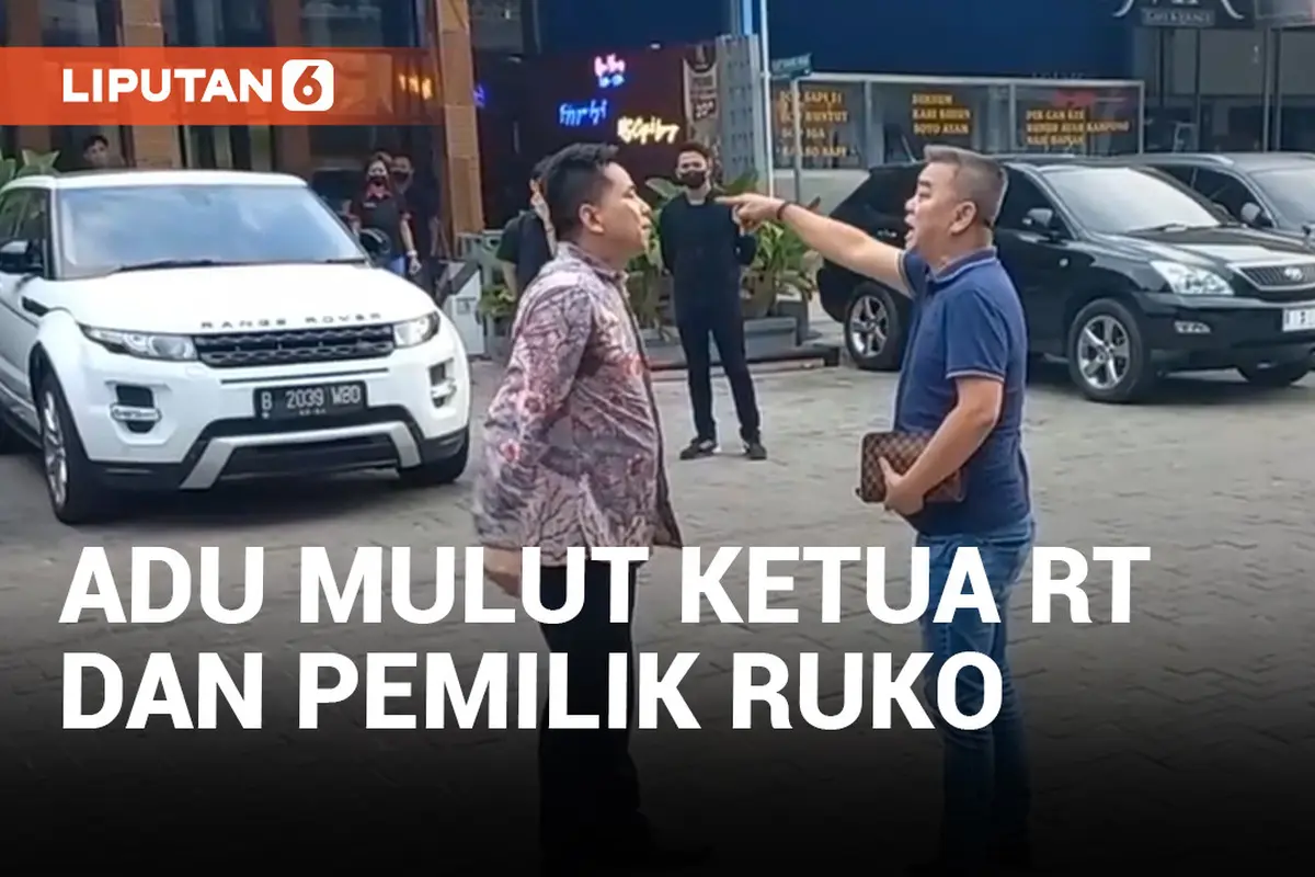 KETUA RT ADU MULUT DENGAN PEMILIK RUKO YANG AMBIL BAHU JALAN DAN TUTUP SALURAN AIR
