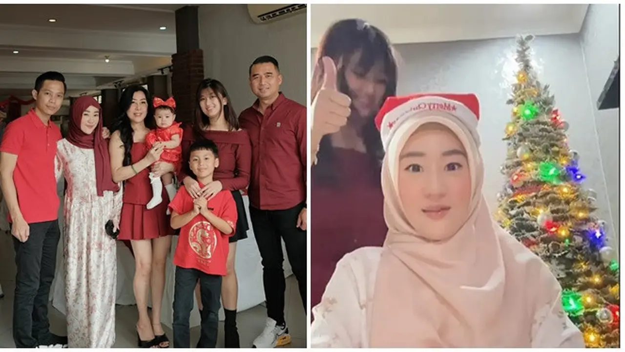 6 Potret Larissa Chou di Tengah Keluarga Beda Keyakinan, Tetap Ikut Rayakan Imlek