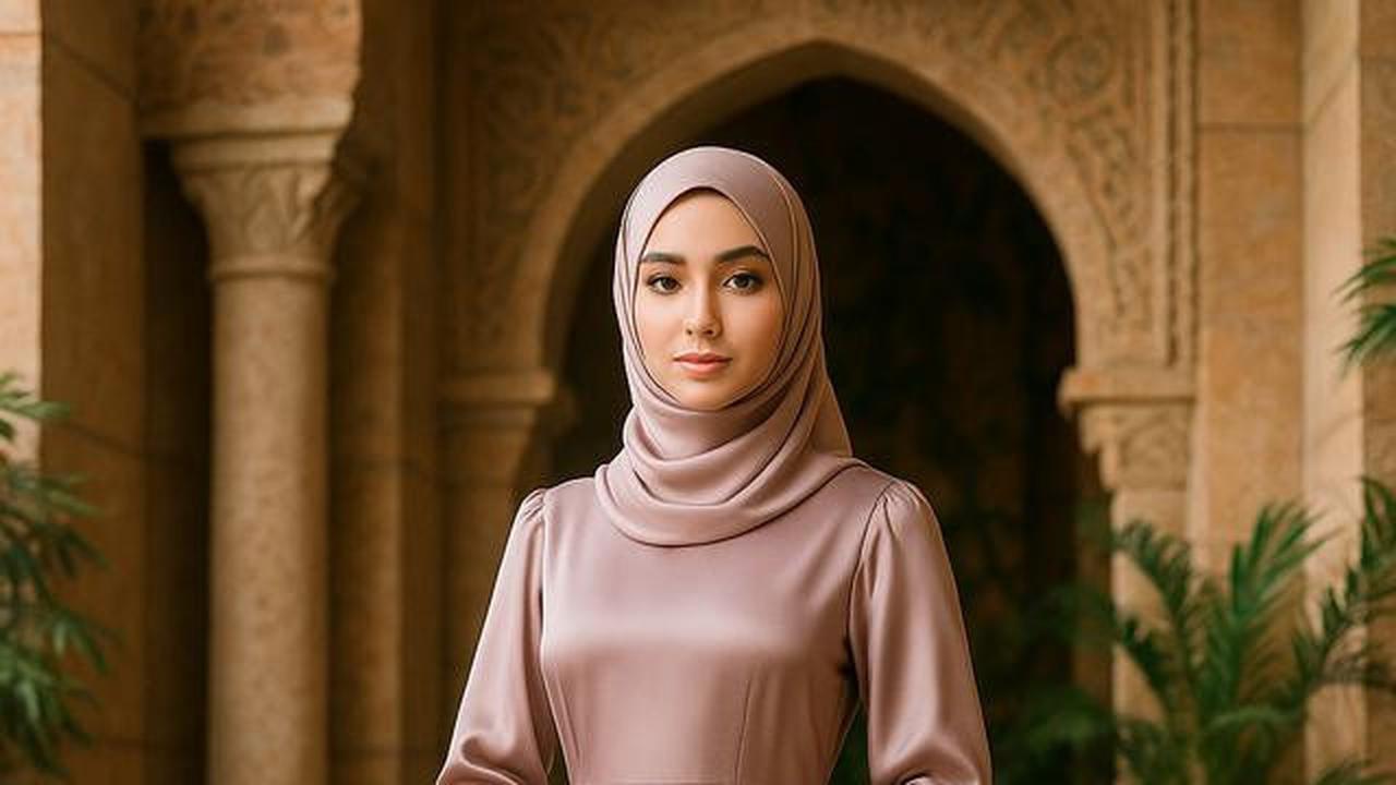 8 Model Gamis Armani Sutra Mewah untuk Acara Formal, Inspirasi untuk Tampil Elegan di 2025