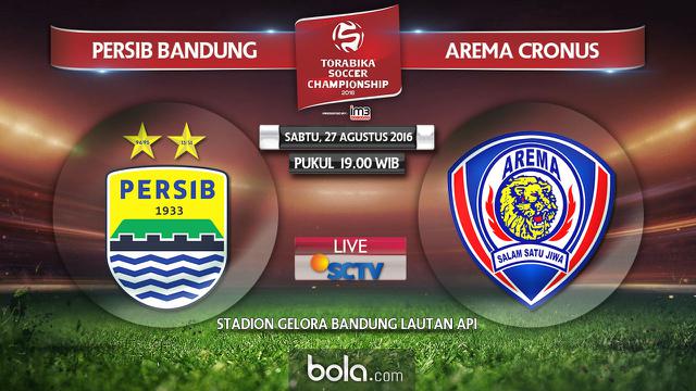 Persib Bandung Vs Arema Cronus (Bola.com/Adreanus Titus)