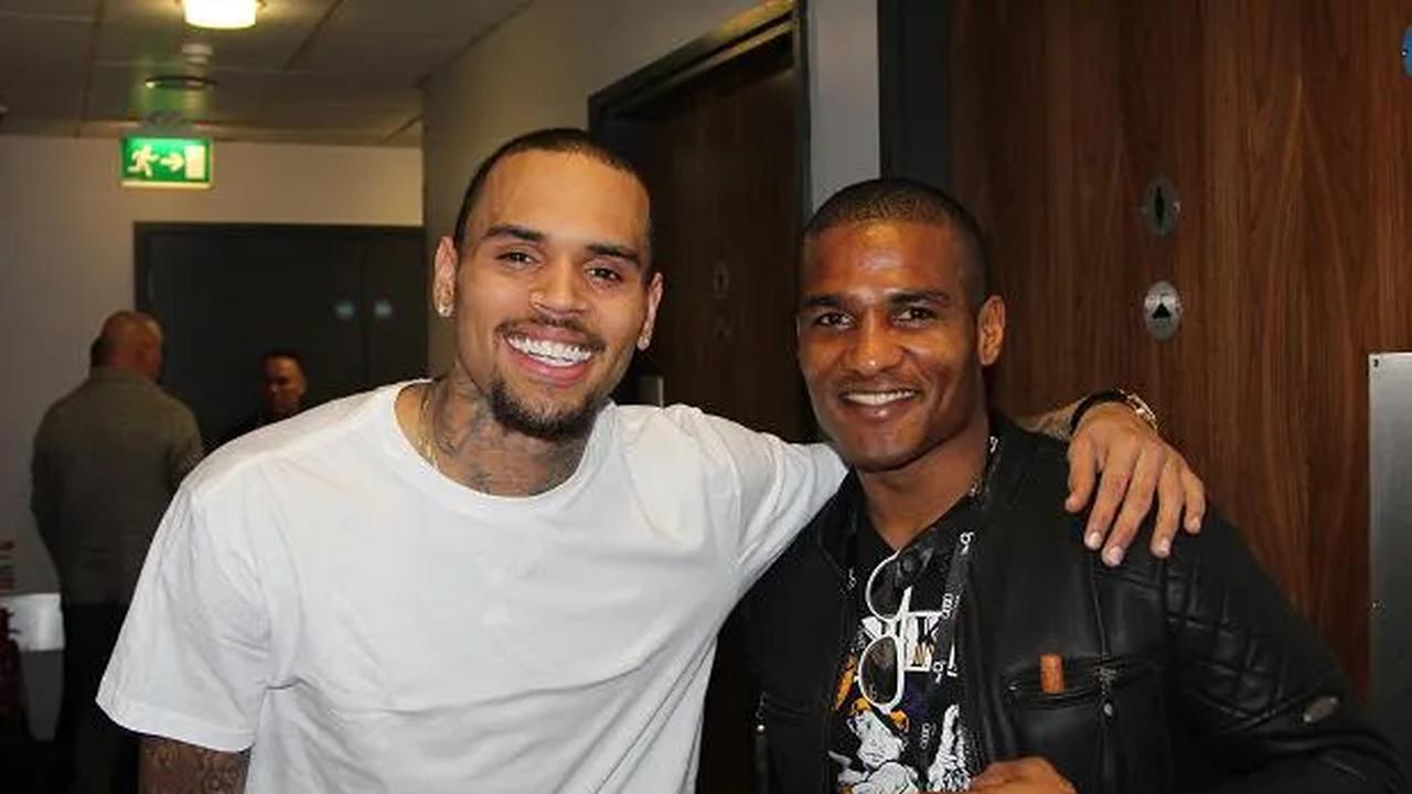 Chris Brown dan Florent Malouda @ thesun.co.uk