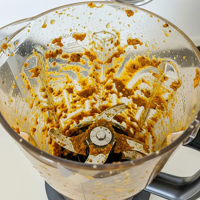 Gambar blender berminyak (Image by Gemini AI)