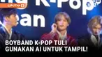 Boyband K-Pop Big Ocean menggunakan getaran berbasis AI agar koreografi bisa sinkron saat menari. Teknologi AI ini juga membantu mereka bernyanyi dengan harmonis, meskipun mereka tidak dapat mendengar suara mereka sendiri.