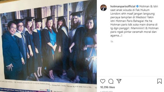 Hotman Paris (Foto: Instagram/@hotmanparisofficial)