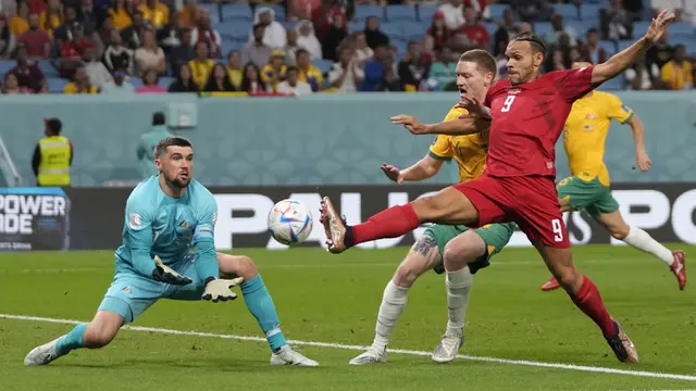 Timnas Australia vs Timnas Denmark Grup D Piala Dunia 2022