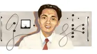Dr. Samaun, Bapak Mikroelektronika, memperoleh gelar M.Sc di tahun 1957 dan Ph.D pada tahun 1971 di Universitas Stanford, dibidang Elektro (Google Doodle/Google.com).